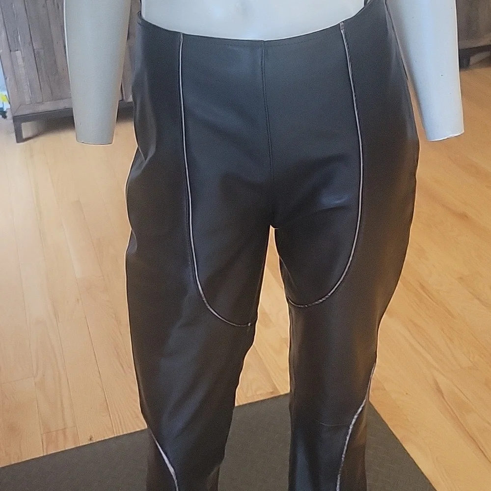 Understated Leather Grand Prix Pants for Free People
